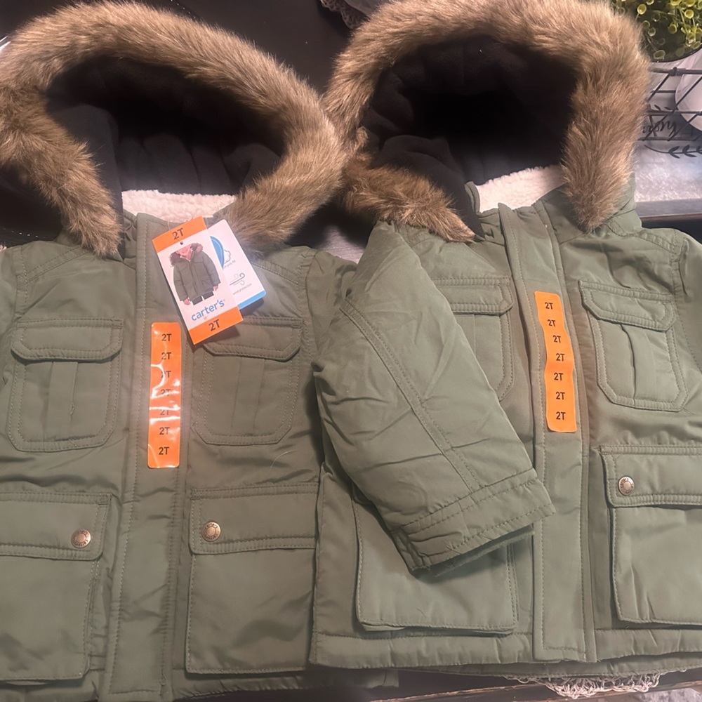 2T Carters Winter Jacket NWT